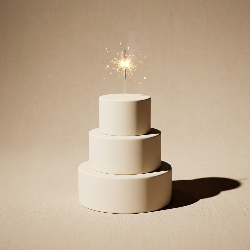 Lista de bodas personalizada — detalle de tarta nupcial
